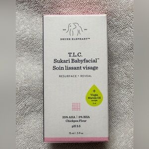 Drunk Elephant TLC Sukari Babyfacial 15 ml / .5 fl oz - NIB